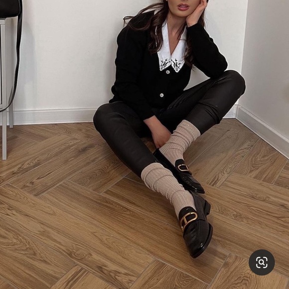 Maje Black and White Cardigan - Picture 2 of 3